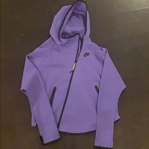 Nike sidezip hoodie.